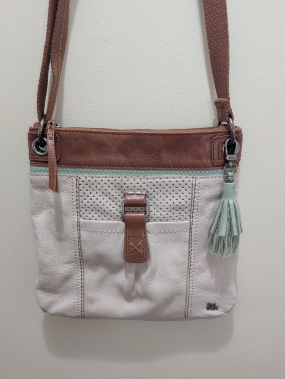 The Sak Kendra Leather Crossbody Bag